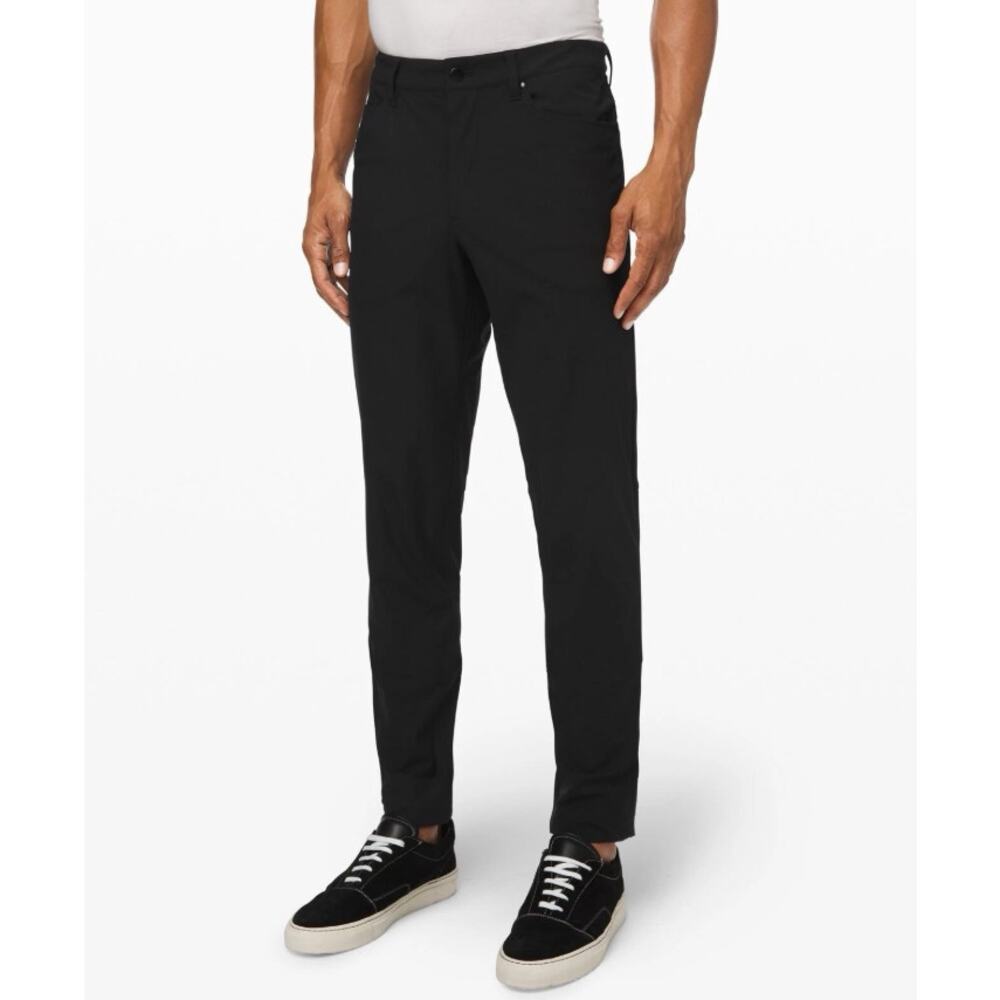 Lululemon ABC Classic Pants Mens Size 30 Black Stretch Performance Casual $128